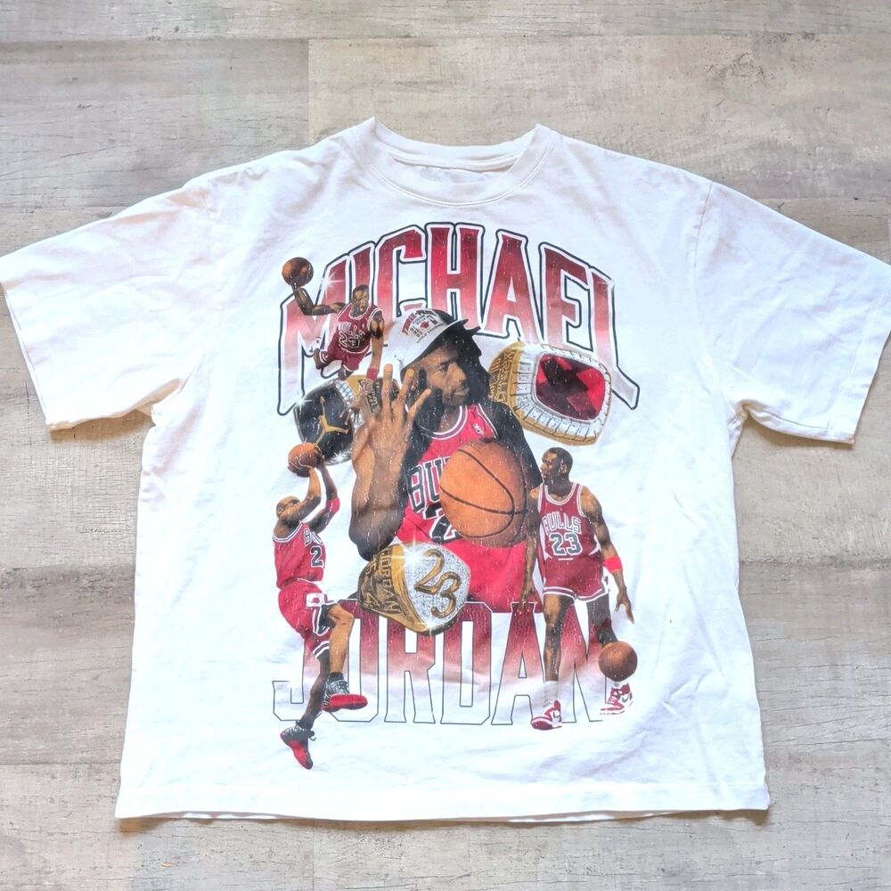 Jordan Flight Essentials Men's Oversized T-shirt L Sail Varsity Red HM7131-133